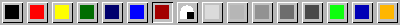 Four-bit Palette with 16 standard colors