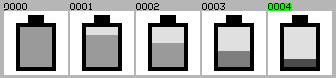 Create LVGL font with battery indicators