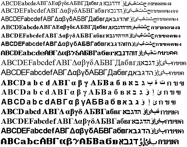 Big ISO 8859 in IconEdit Font Library