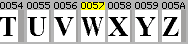 Squeezed Font with width to a byte boundary