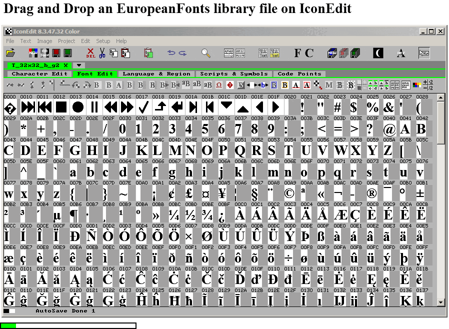 How to make a Unicode multi language font - www.ramtex.dk RAMTEX ...