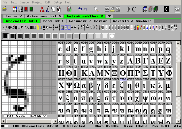 Convert fonts and images to LVGL C-source code