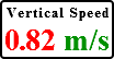 Screen design preview Vertical Speed