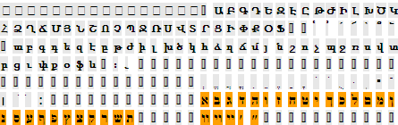 Select characters Manually with the Mouse to make a font